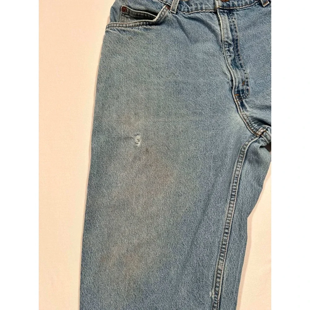 Vintage Levis 560 Orange Tab Loose Fit Tapered Leg Light Wash Jeans 36x30